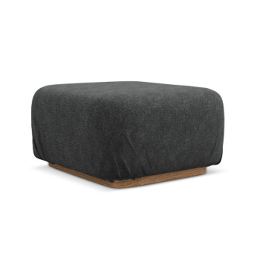 Pouf Ailani Chenille Steel