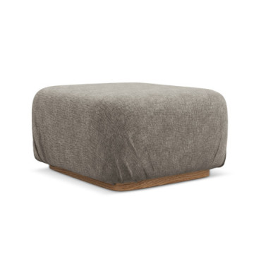 Pouf Ailani Chenille Taupe