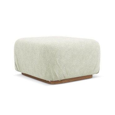 Pouf Ailani Chenille White