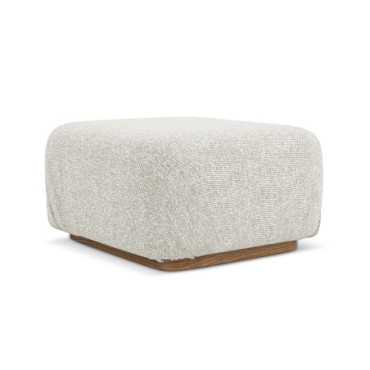 Pouf Ailani Tissu Light beige