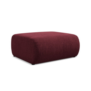 Pouf Ekahi Chenille Claret