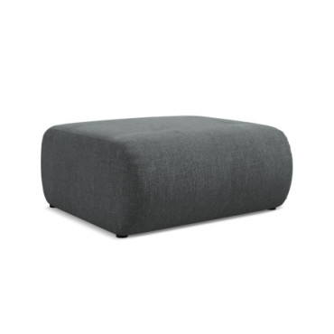 Pouf Ekahi Chenille Graphite