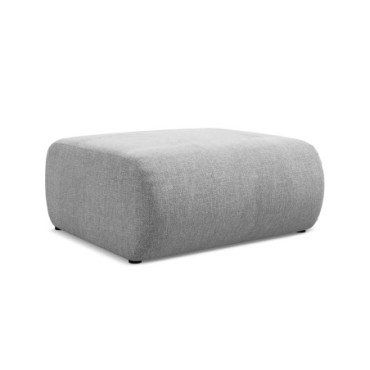 Pouf Ekahi Chenille Light gray