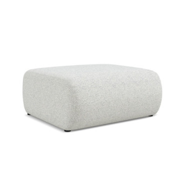 Pouf Ekahi Tissu Beige