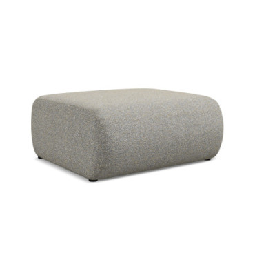 Pouf Ekahi Tissu Dark beige