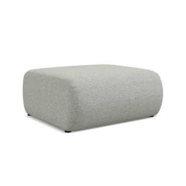 Pouf Ekahi Tissu Light gray