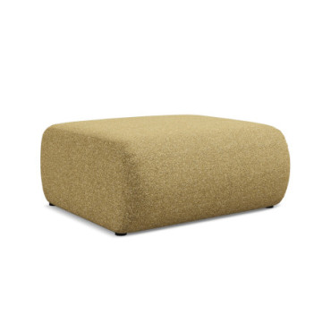 Pouf Ekahi Tissu Mustard