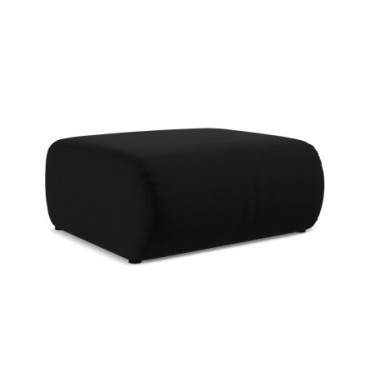 Pouf Ekahi Velours Black