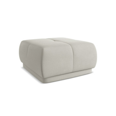 Pouf Hoku Chenille Beige