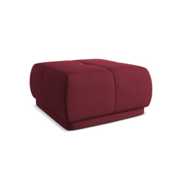 Pouf Hoku Chenille Claret