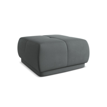 Pouf Hoku Chenille Graphite