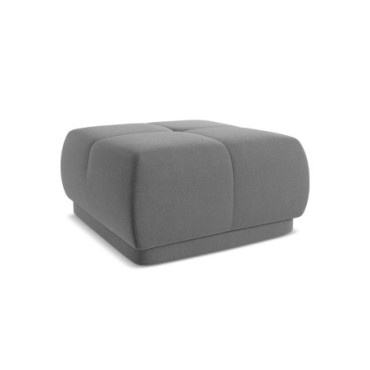 Pouf Hoku Velours Gray