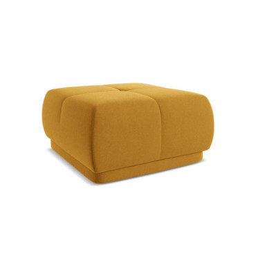 Pouf Hoku Velours Mustard