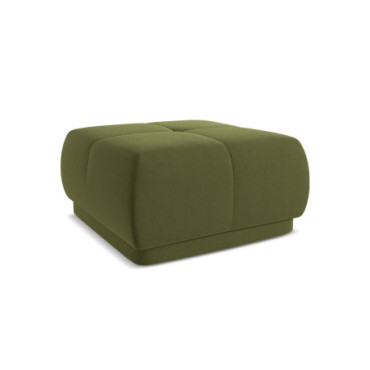 Pouf Hoku Velours Olive