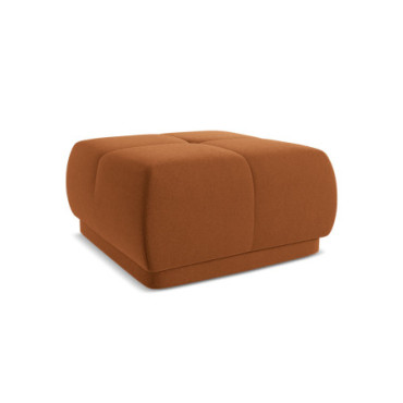 Pouf Hoku Velours Terracotta