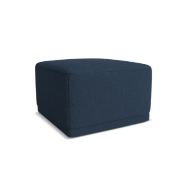 Pouf Kaila Tissu Royal blue