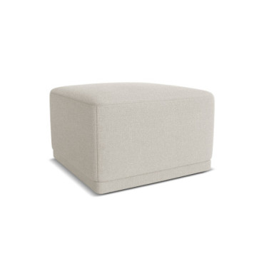 Pouf Kaila Tissu Silver