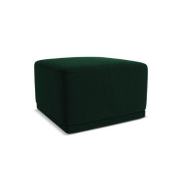 Pouf Kaila Velours Bottle green