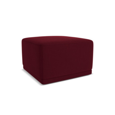 Pouf Kaila Velours Burgundy