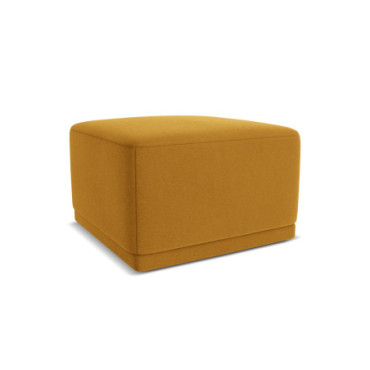 Pouf Kaila Velours Mustard