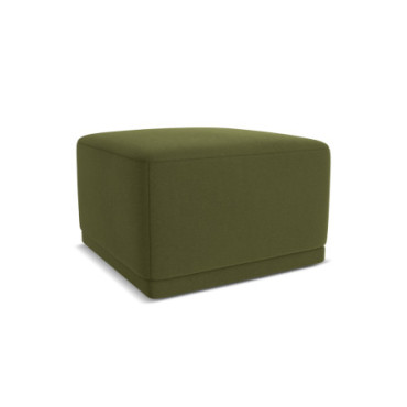 Pouf Kaila Velours Olive