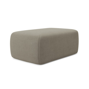 Pouf Kapua Tissu Dark beige