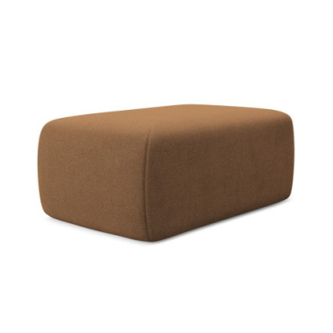 Pouf Kapua Tissu Terracotta