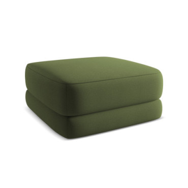 Pouf Kiana Boucle Olive