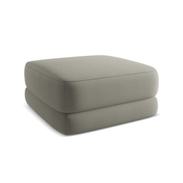 Pouf Kiana Boucle Taupe