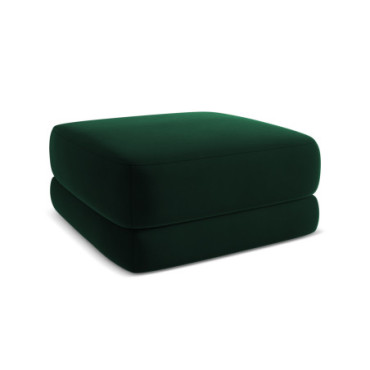 Pouf Kiana Velours Bottle green