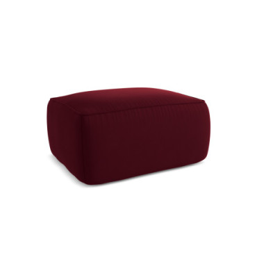 Pouf Liko Velours Burgundy