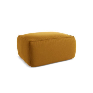 Pouf Liko Velours Mustard