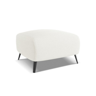 Pouf Malie Tissu White