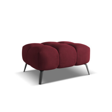 Pouf Nalu Chenille Claret