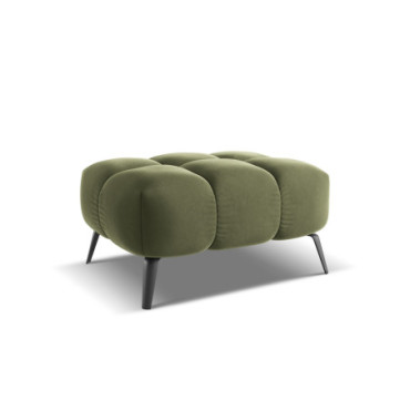 Pouf Nalu Velours Olive