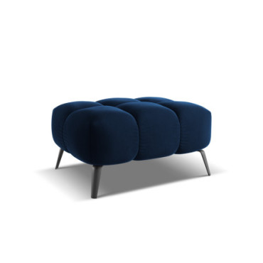 Pouf Nalu Velours Royal blue