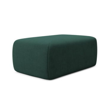 Pouf Nanea Tissu Bottle green