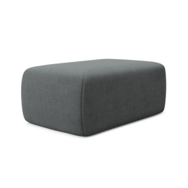 Pouf Nanea Tissu Gray