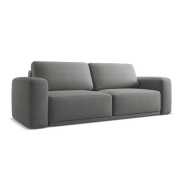 Sofa 3 places convertible Kaila Tissu Elephant