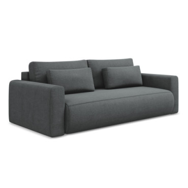 Sofa 3 places convertible Kapua Tissu Gray