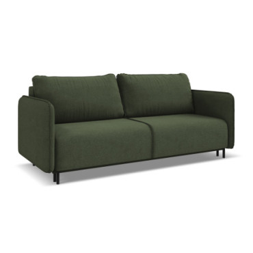 Sofa 3 places convertible Luana Tissu Olive