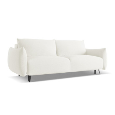 Sofa 3 places convertible Malie Tissu White