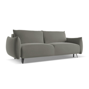 Sofa 3 places convertible Malie Velours Elephant