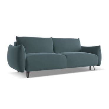 Sofa 3 places convertible Malie Velours Marine