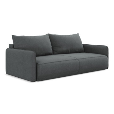 Sofa 3 places convertible Nanea Tissu Gray