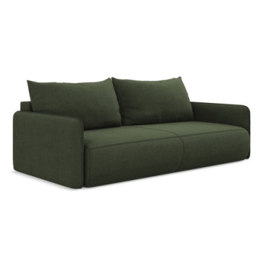 Sofa 3 places convertible Nanea Tissu Olive