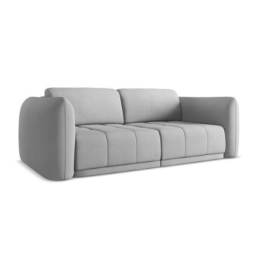 Sofa 3 places Hoku Chenille Light gray