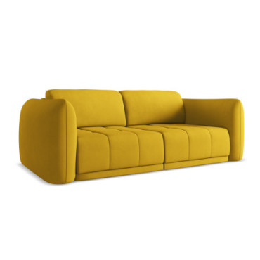 Sofa 3 places Hoku Chenille Mustard