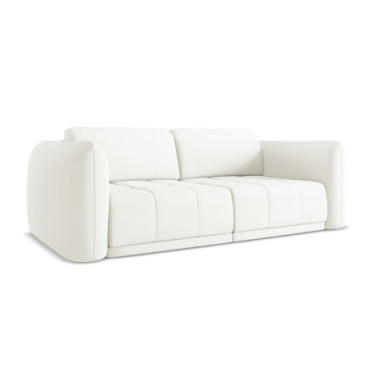 Sofa 3 places Hoku Chenille White