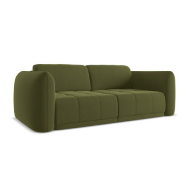 Sofa 3 places Hoku Velours Olive